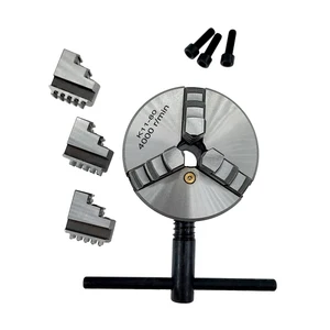 Самоцентрирующийся металлический патрон для токарного станка, 3 зажима