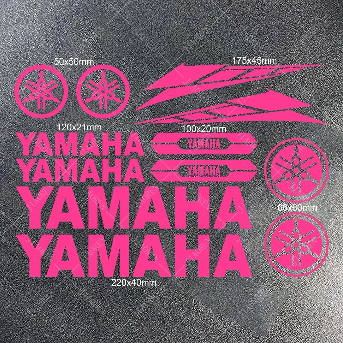 

Виниловая наклейка для Yamaha с логотипом, мотоциклетный бак, шлем, велосипедный водонепроницаемый комплект наклеек