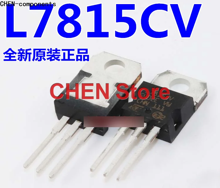 

10 шт. новый оригинальный подлинный Трехконтактный регулятор L7815CV TO-220