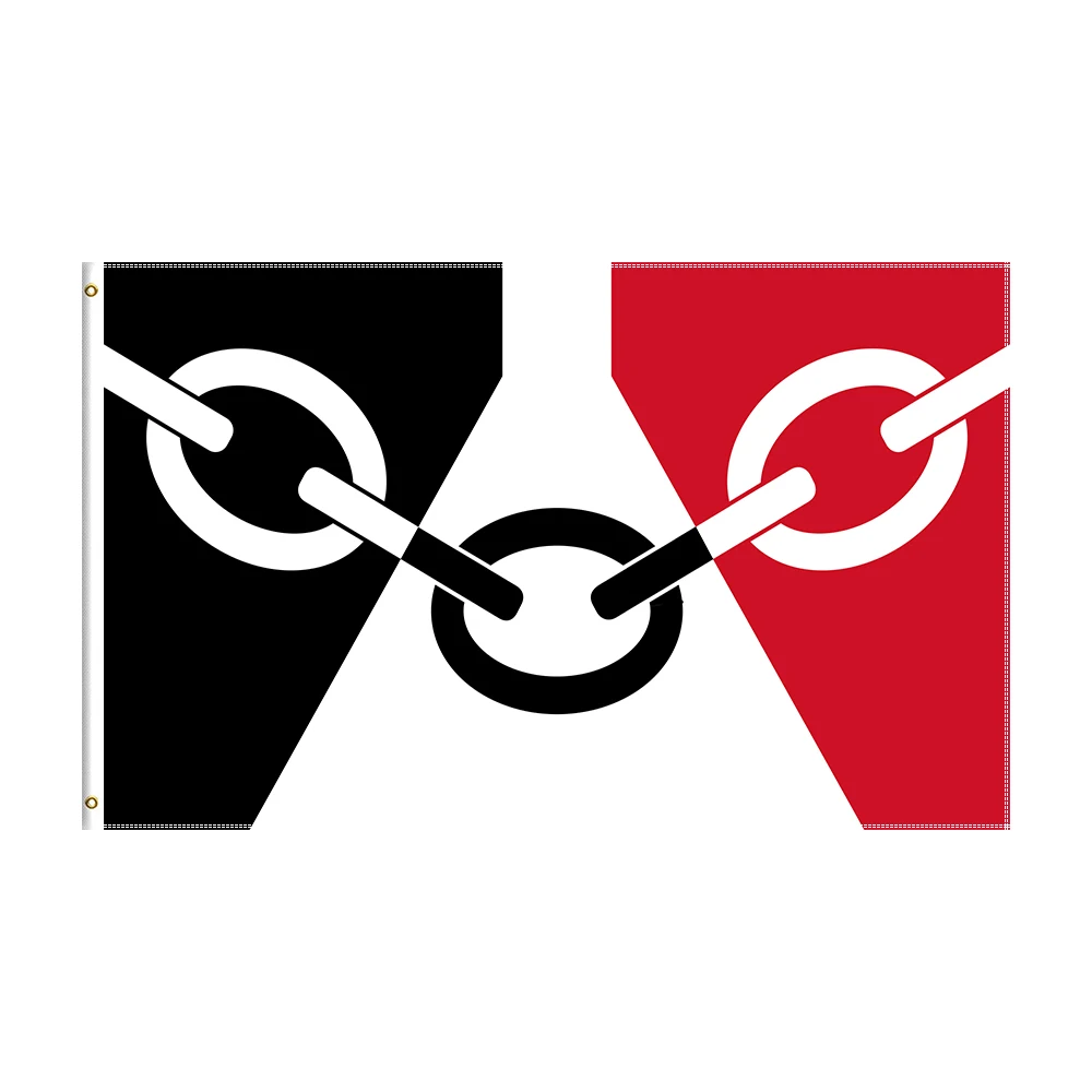 

3x5 Ft Black Country Flag Polyester Printed British Banner For Decor