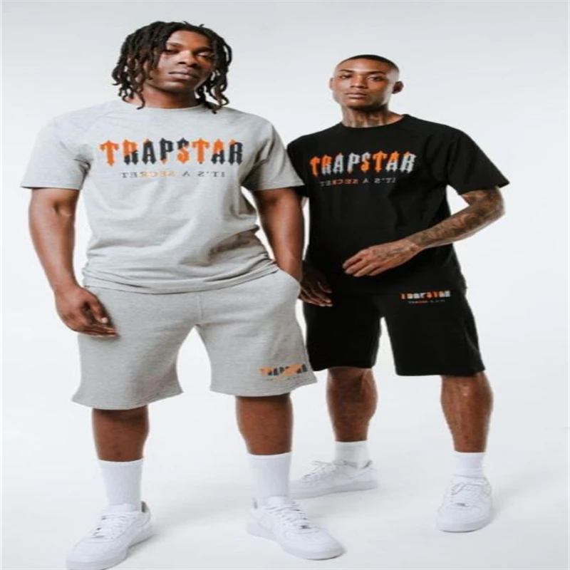 

Trapstar T-Shirts Towel Embroidered Shorts Chenille Decoded Chort Set Hot Selling High Quality Tops Pullovers 2022 Summer New