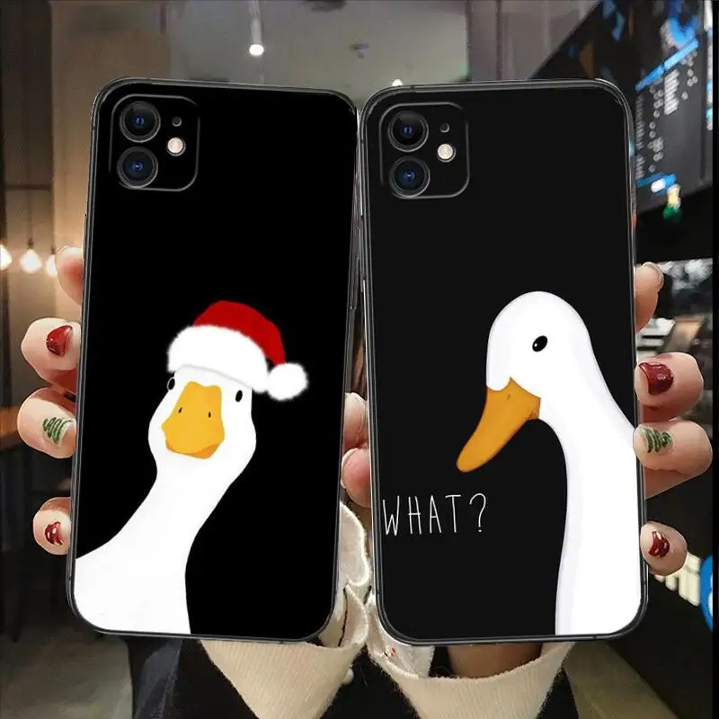 

Cartoon Duck Luxury Design Phone Case for IPhone 14 13 12 11 Pro Max Mini SE XR X XS Max 8Plus 7plus 6 6S New Shell Phone Cover