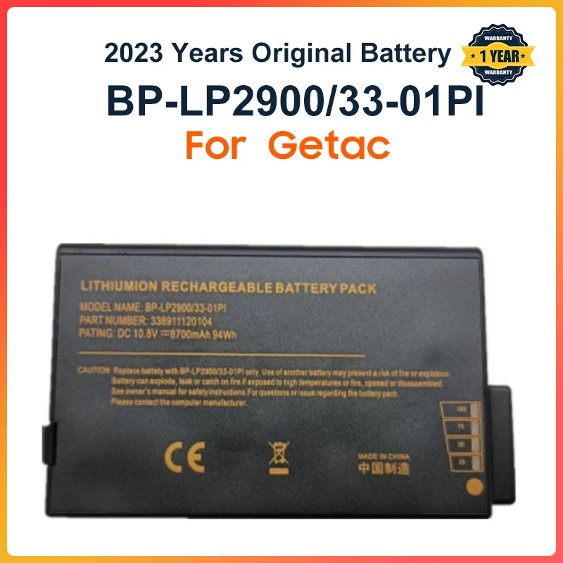 Аккумулятор для ноутбука Getac X500 V100 V1010 V200 M230 BP-LP2900/33-01PI BP3S3P3450P-01 10 8 112WH 10350 в 441128400007