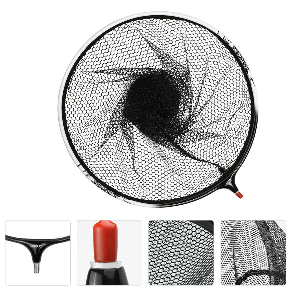 

Net Fishinglandingshrimp Durable Catching Freshwater Aquarium Handle Without Fly Portablemesh Frame Metal Nylon Practical