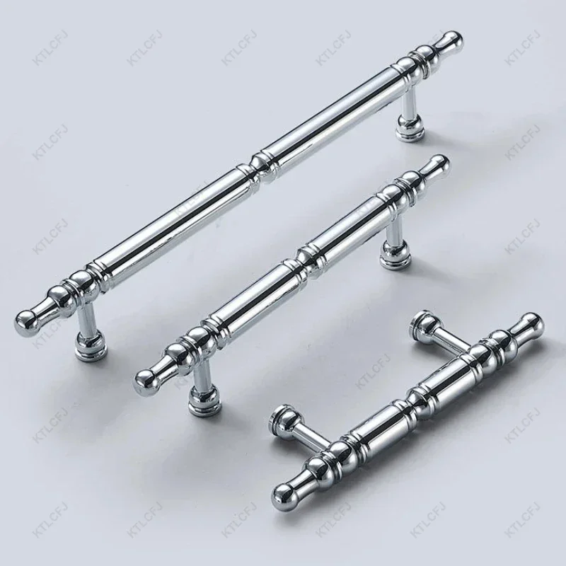 Роскошная французская ручка для гардероба хромированная шарообразная двери