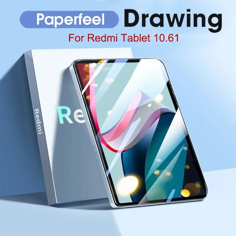 Clear Paper Feel Writing Screen Protector For Xiaomi Redmi Mi Tablet 10.61 Inch 2023 Painting Drawing Soft Films For Redmi Pad