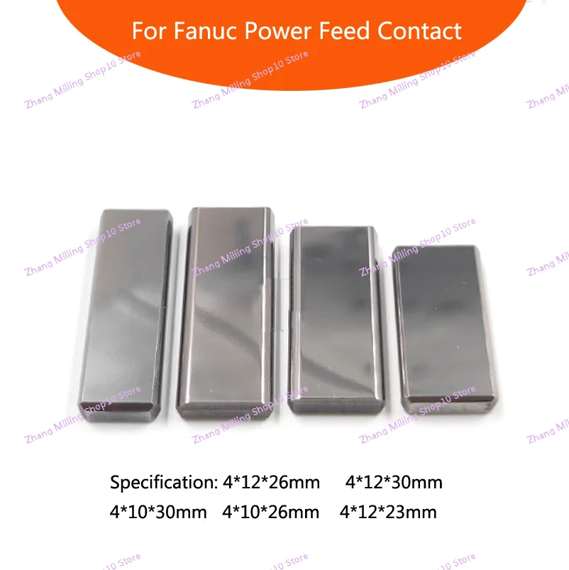 

2 шт. для контакта питания Fanuc F006 30*12*4 26*12*4 мм оригинальный код A290-8110-X750 низкоскоростная машина WEDM