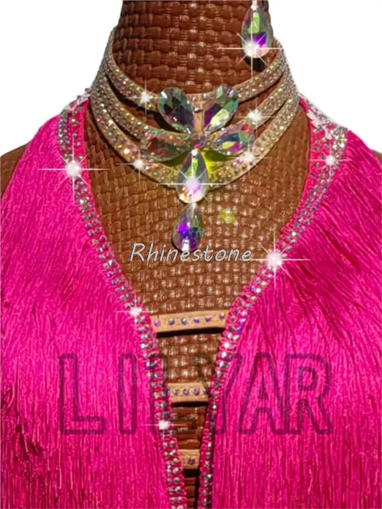 Женское платье для выступлений латиноамериканских танцев