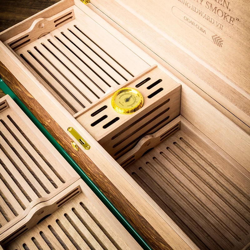 LUBINSKI коробка для увлажнения сигар Romeo кубинский кедр дерево краска выпечки