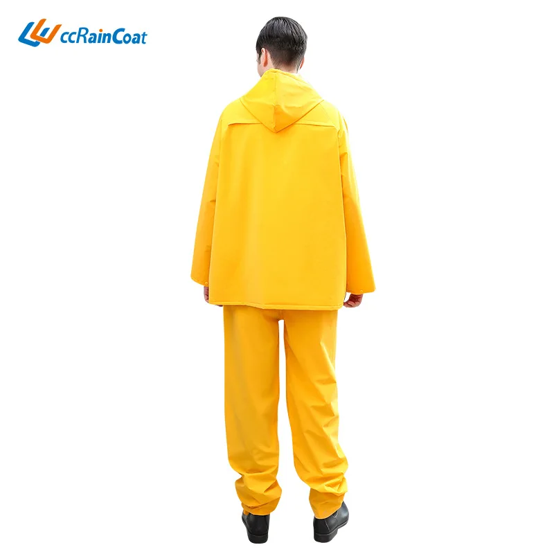 Водонепроницаемый желтый дождевик женский для кемпинга байкера мотоцикла