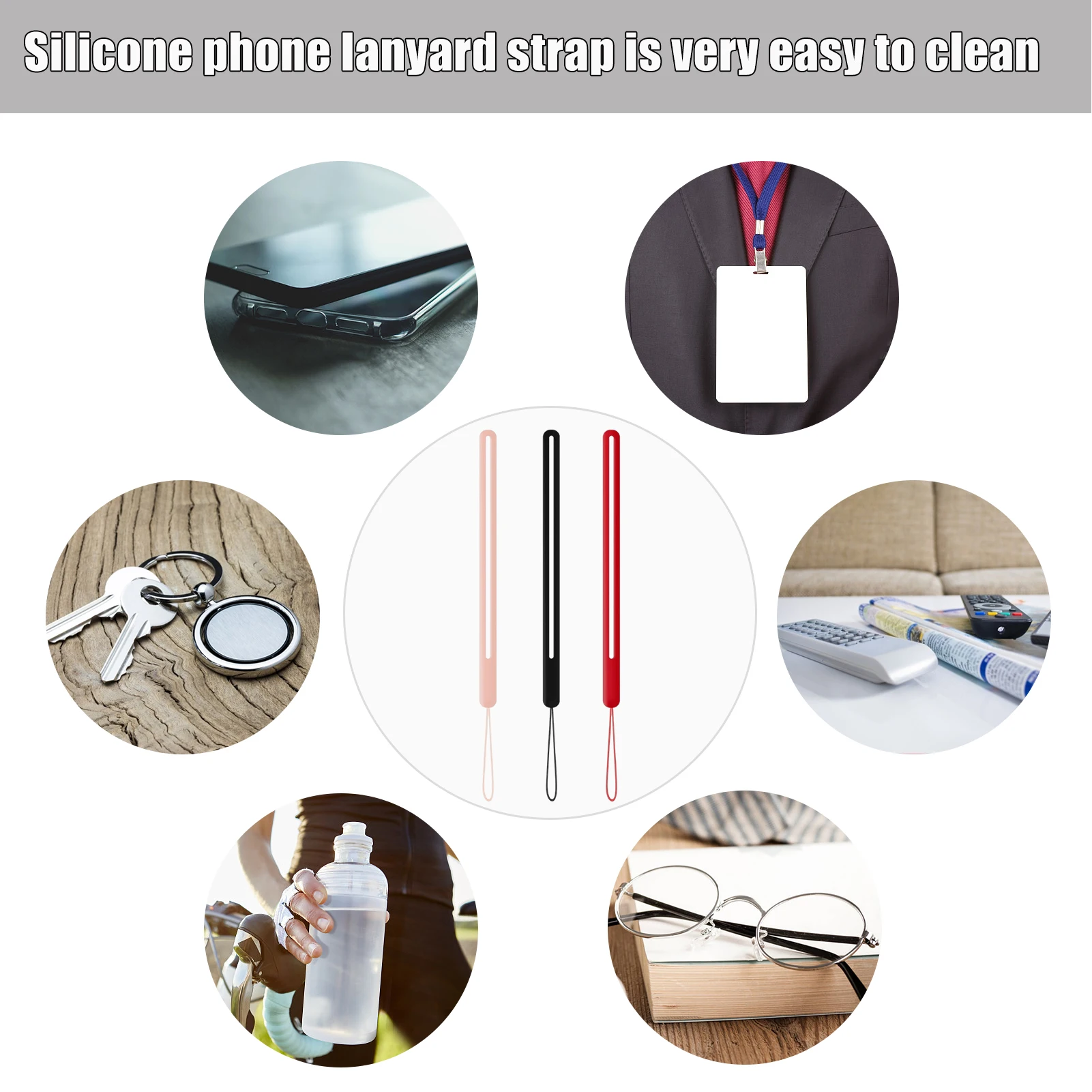 Силиконовый ремешок на запястье маленькие короткие силиконовые резиновые