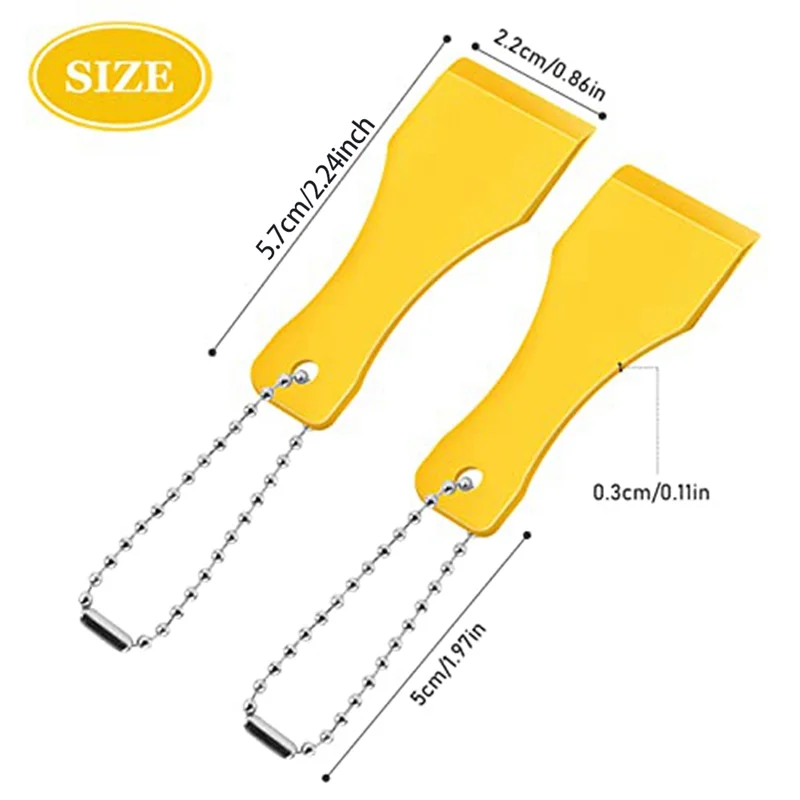 20 шт. пластиковый скребок брелок для ключей инструмент дряпания лотереи