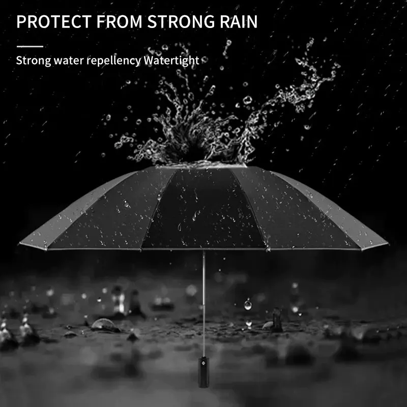 

Automatic Umbrella, Folding Rainproof Windproof Travel Sun Umbrella
