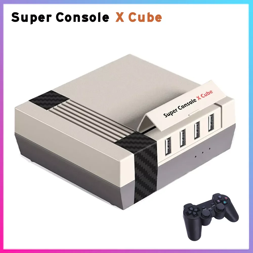 

NEW2023 Kinhank Super Console X Cube Video Game Console 256GB Up To 117000+ Games for PSP/PS1/N64/DC Retro TV Game Players