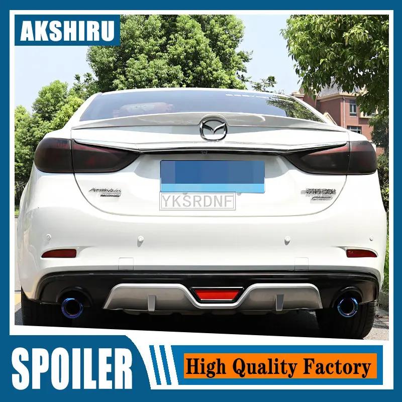 

Неокрашенный задний спойлер для Mazda 6 Atenza 2014 2015 2016 2017, высококачественный задний спойлер из АБС-материала