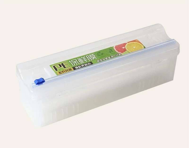 

Plastic Food Wrap Dispenser Foil with Cutter Household Healthy Safety Odorless