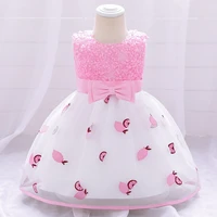 24m girls summer lace princess dress children floral dresses 0 2 baby dresses childrens birthday party tutu costumes