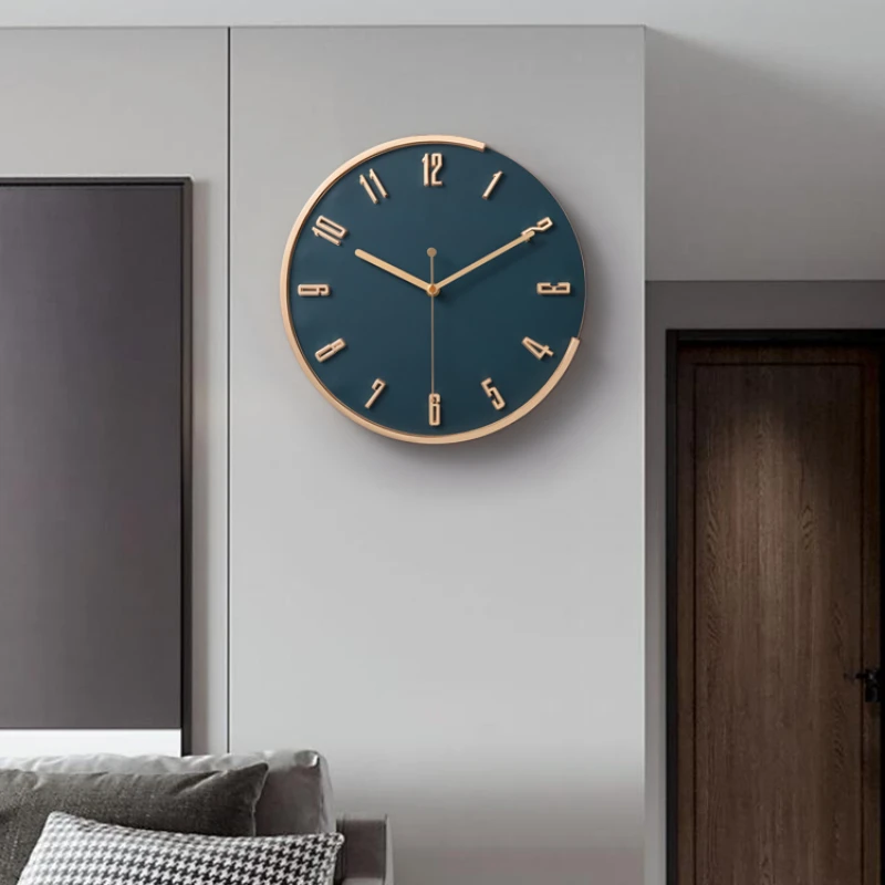 

Luxury Digital Wall Clocks Living Room Modern Creative Art Nordic Large Silent Wall Clock Mechanism reloj de pared Home Decor