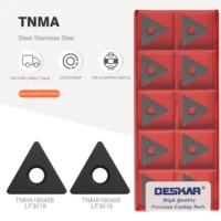 deskar tnma160404 tnma160408 tnma160412 lf3018 high quality carbide turning tool inserts cnc lathe tool cast iron machining