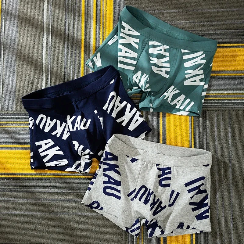New Men's Panties Set Boxers Men Comfortable Men's Shorts Cotton Underwear Men Soft Men's Boxer Briefs Breathable Men Underpants
