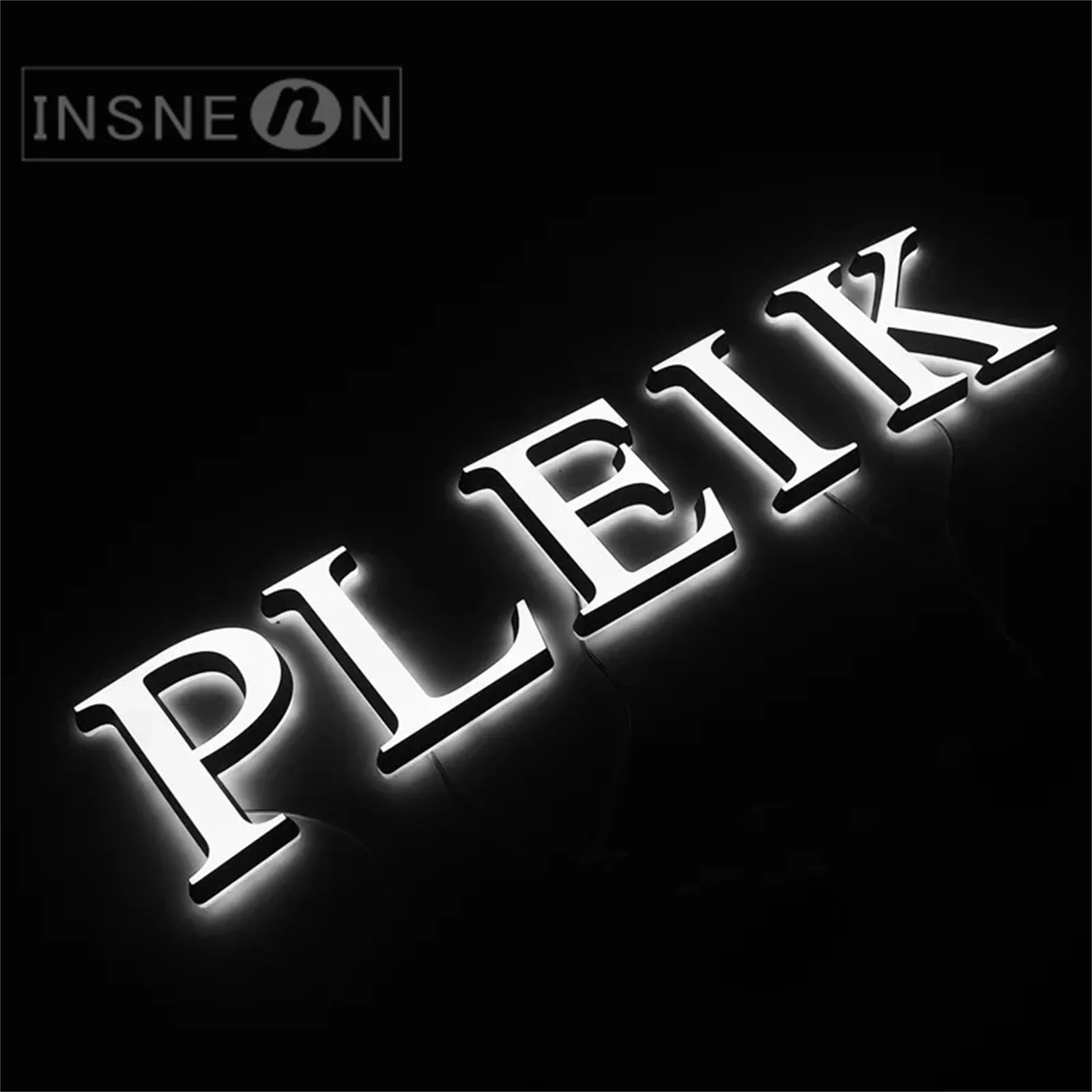 3D двухсторонний светящийся знак акриловая фотография противовозрастной