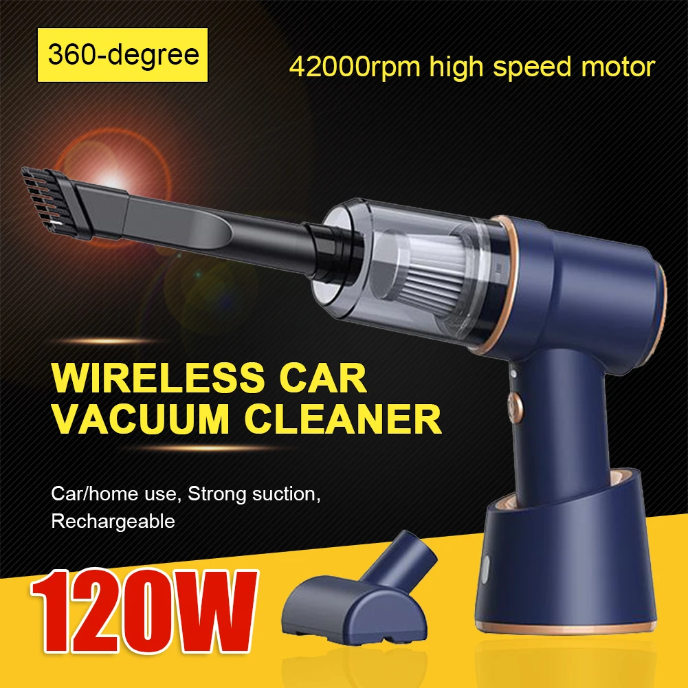 Hot sale 8000Pa Car Vacuum Cleaner Wireless Powerful Suction Vacuum Cleaner Household Handheld Automatic Vacuum Cleaner Portable