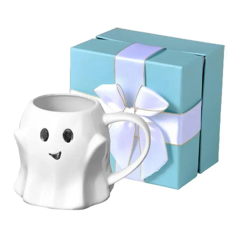 

Halloween Coffee Mug Halloween Creative Afternoon Tea Coffee Cup Ceramic Ghostface Mug Unique Gifts or Friends Family Colleagues