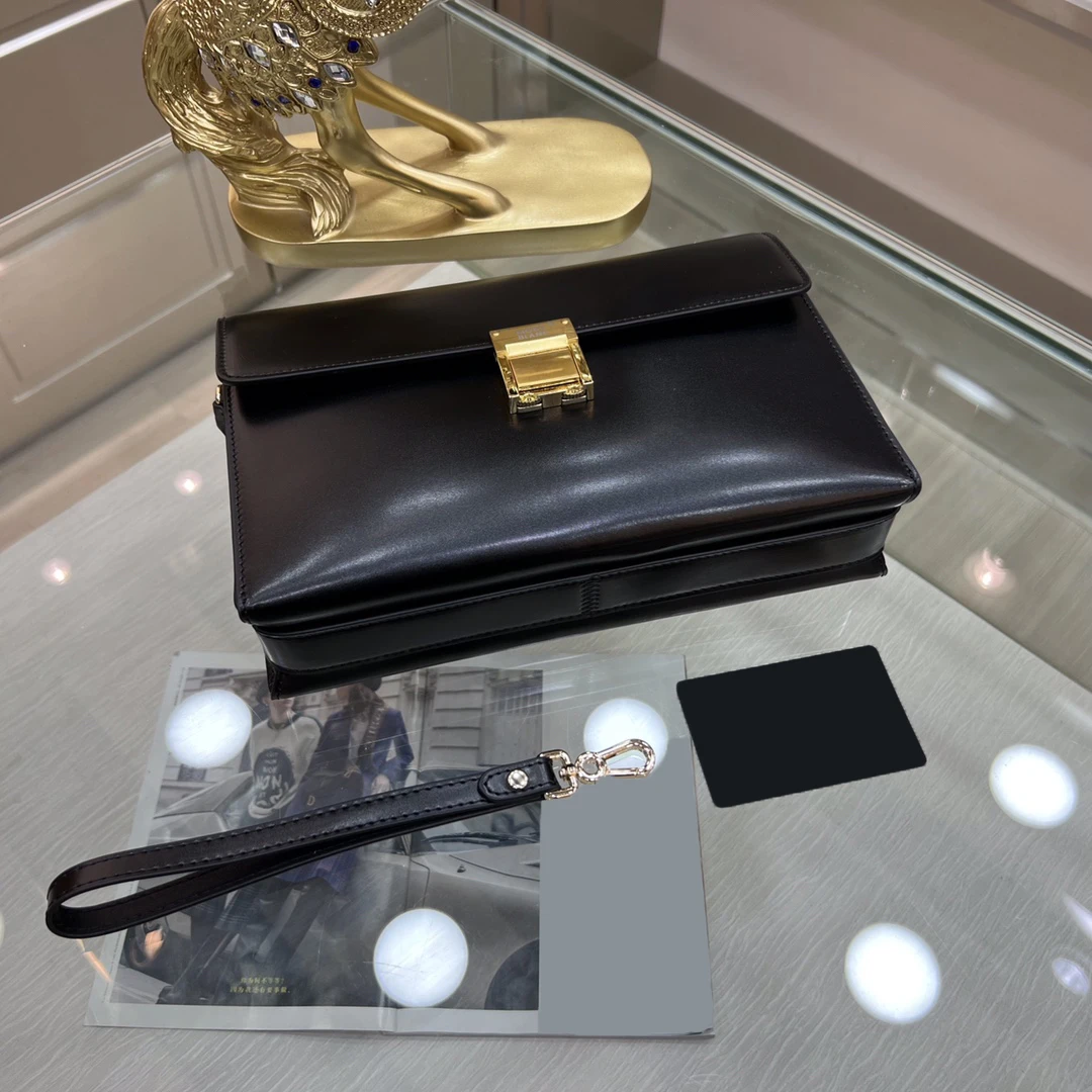 Логотип MB 1:1 231117 -7 роскошных мужских сумок модный портфель первый слой из