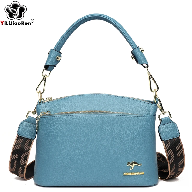 

Элегантная дамская сумочка, кожаные сумки на ремне высокого качества, модные кошельки и сумочки для женщин, брендовая сумка через плечо