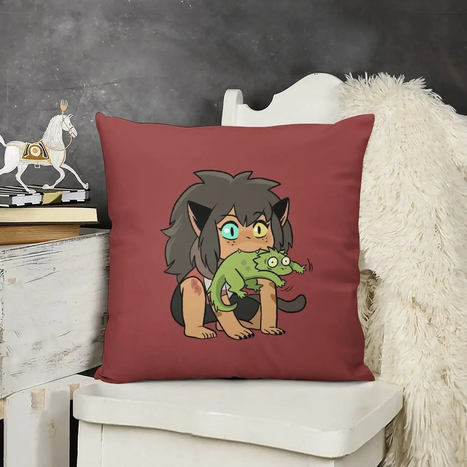 Декоративная подушка Baby Catra and Rogelio чехол для диванной подушки мраморный