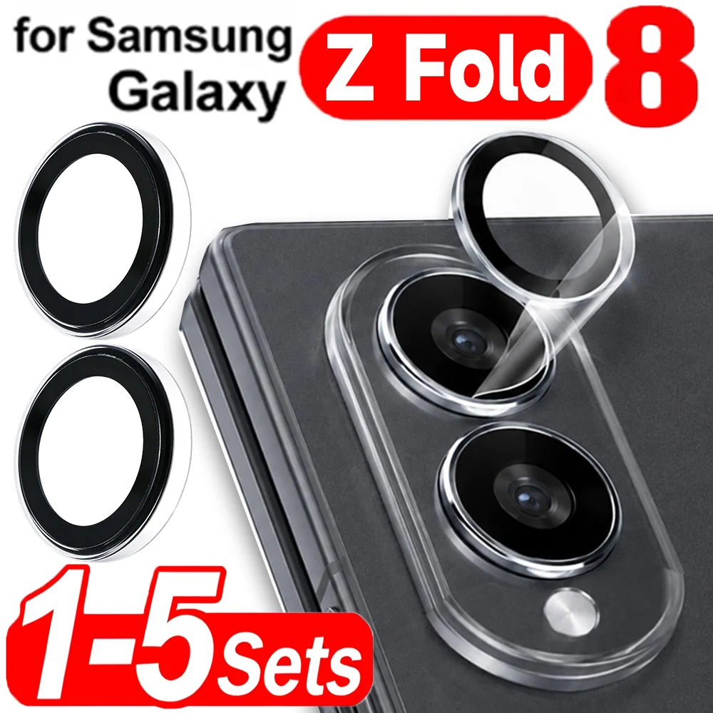 Фото Прозрачный защитный чехол для объектива камеры с коробкой для Samsung Galaxy Z Flip 8 Fold 8 Wide, ультрапрочное закаленное стекло, защитная пленка от царапин. №1