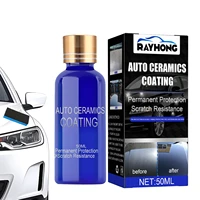 ceramic coating kit car plating refurbishing agent anti scratch polish nano coating agent with sponge and no dust cloth quick