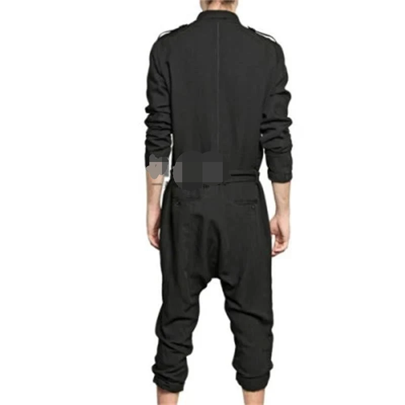Men's Casual Jumpsuit Loose Jumpsuit European And American Show Spring And Summer Fashion Hairdresser Jumpsuit