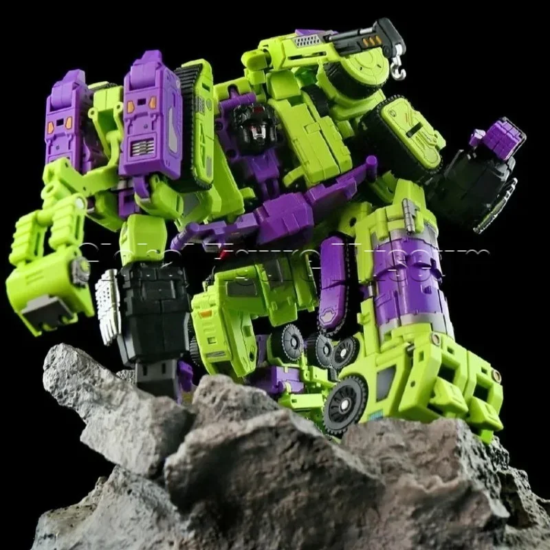 Фото В наличии: Lucky Cat Transformation MICRO COSMOS MC-02 RIKI-OH Destroyer, полный комплект, подвижная модель робота, коллекционный подарок №4