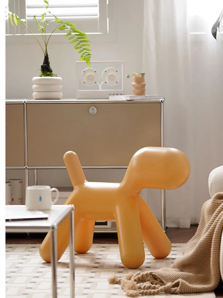 Скандинавский домашний мультяшный стул креативные пластиковые стулья для собак