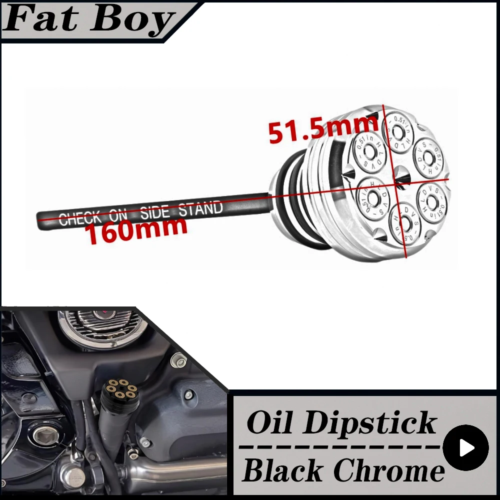 Для Harley Davidson Fat Boy FLSTF FLSTFB FLSTFBS FLSTF-I Fat-Boy 2000-2017 аксессуар для мотоцикла щуп измерения