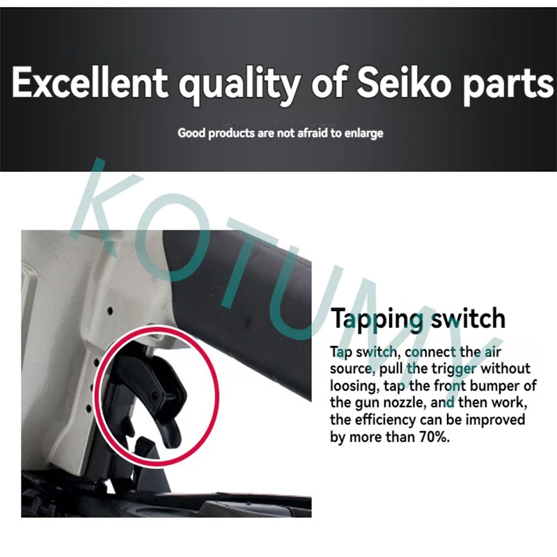 Пистолет для маникюра CN55 CN70 CN80 пневматический ролл работ по дереву