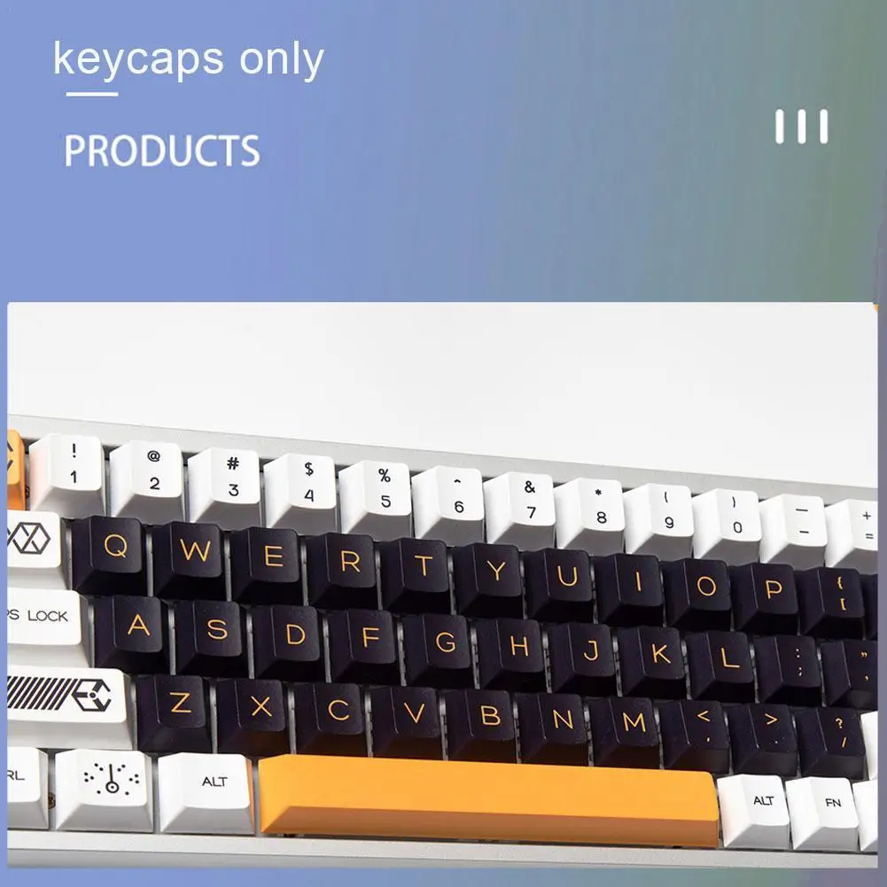 

131 keys PBT Keycap XDA Profile PBT DYE-SUB Personalized Virtual war keycaps for CHERRY MX Switch Mechanical Keyboard