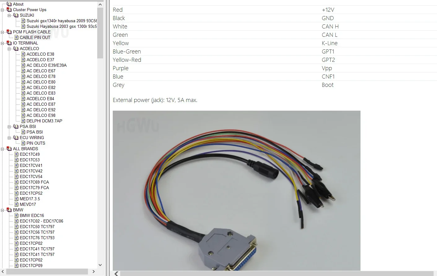 Верстачные булавки Ecu программное обеспечение для загрузки собирающие файлы
