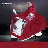electric bicycle raincoat bicycle waterproof hood poncho rainwear hooded for motorcycle bike men women rain cover