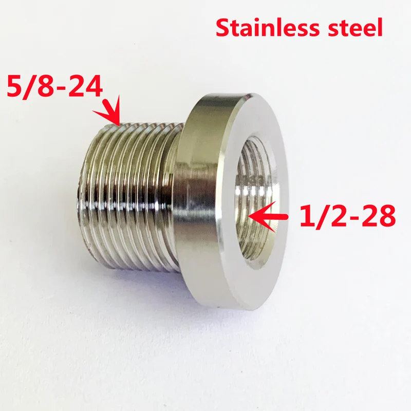 

Oil Filter Stainless Steel Connector Thread Adapter for Fuel Filter 5/8 24 To 1/2 20 1/2 28 M14X1L M14X1 M14X1.5