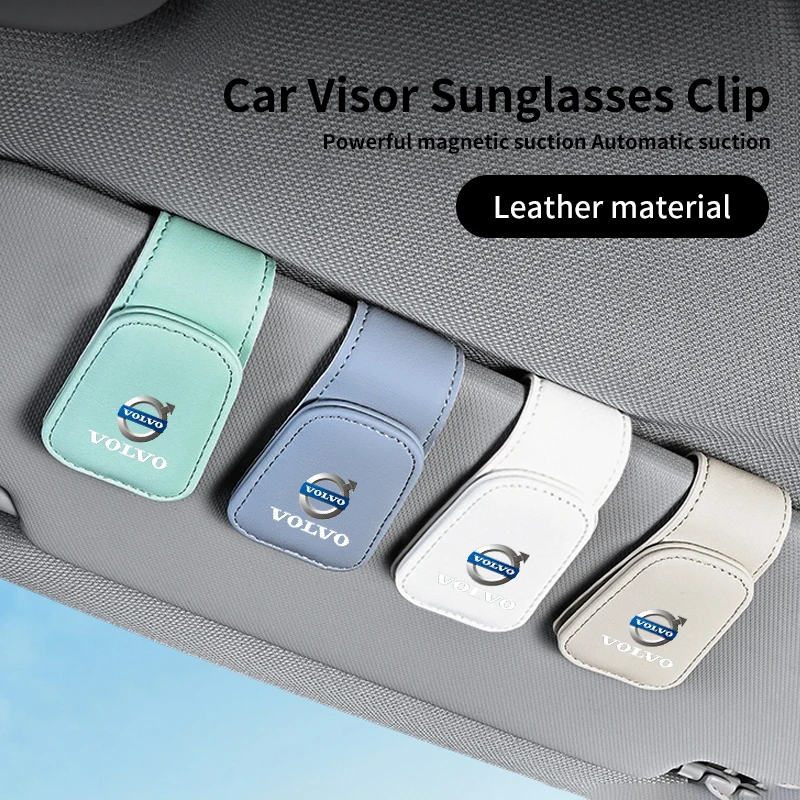 Автомобильный козырек для солнцезащитных очков держатель хранения Volvo XC90 XC60 C30 T6