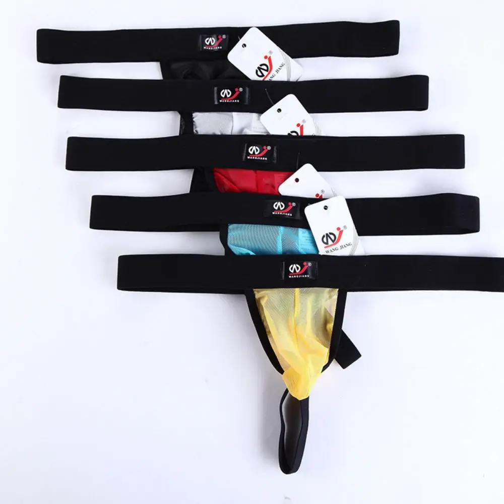 

Men'S Fun Thong Low Waisted Mesh Transparent Sexy Thong G String Underwear Sexy Sissy Tanga Hombre Underpants