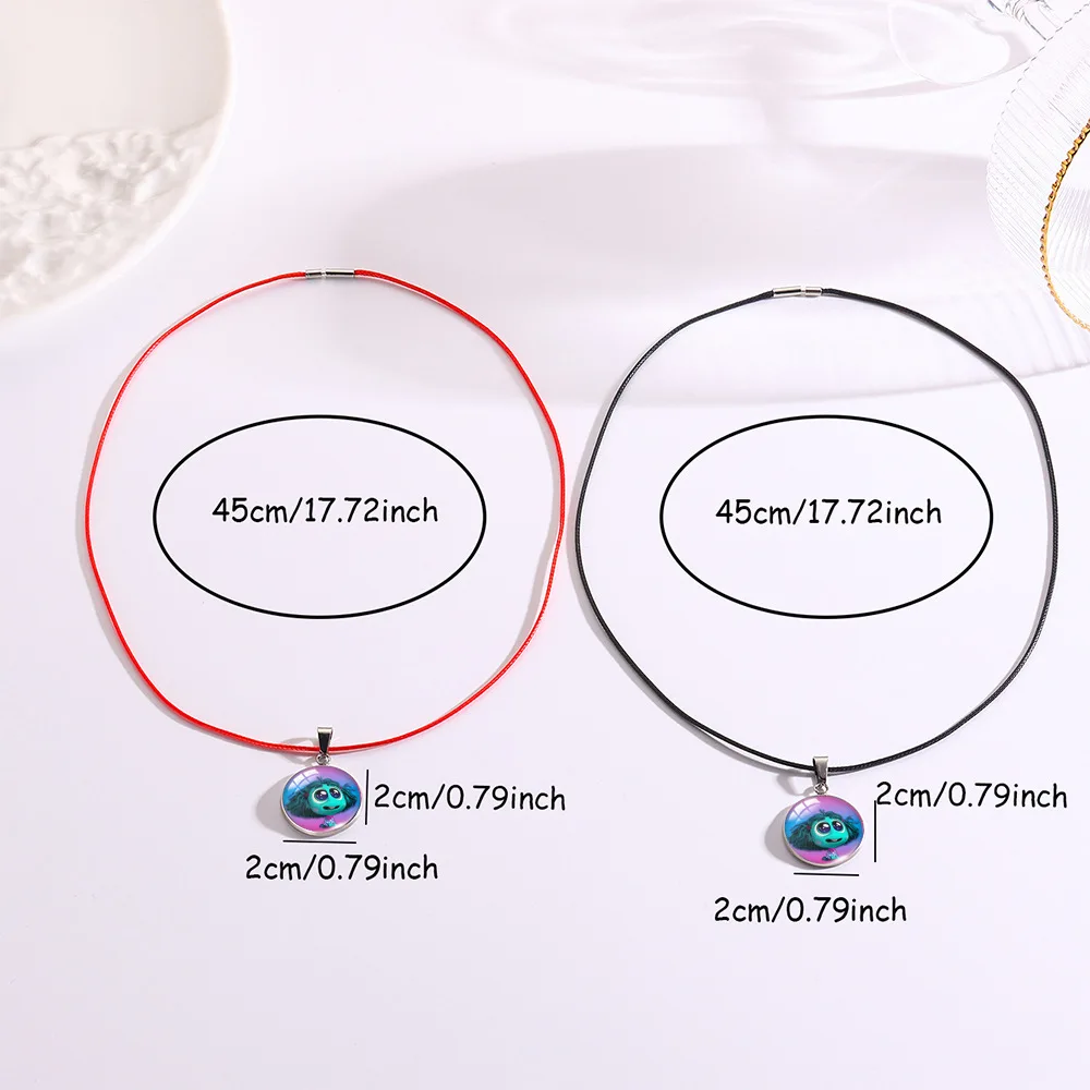 Disney Inside Out 2 модное ожерелье Envy Sadness Anxiety новое ожерелье-цепочка в стиле панк