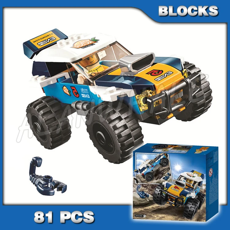 

81pcs Urban Great Vehicles Desert Rally Racer Car Scorpion 11217 Building Blocks Set Bricks Compatible with Model