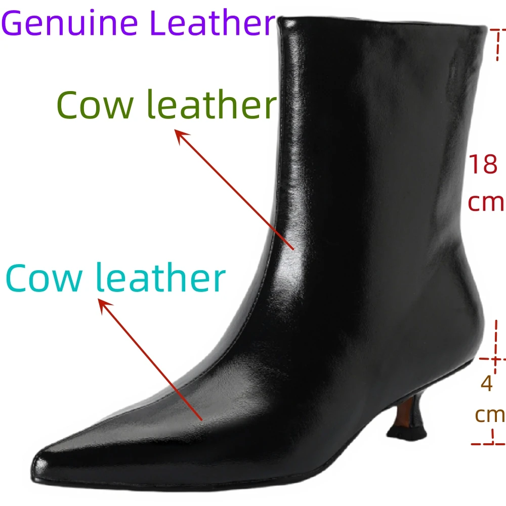 [EUNICE yun】лаконичные женские ботинки до середины икры Офисная Женская рабочая