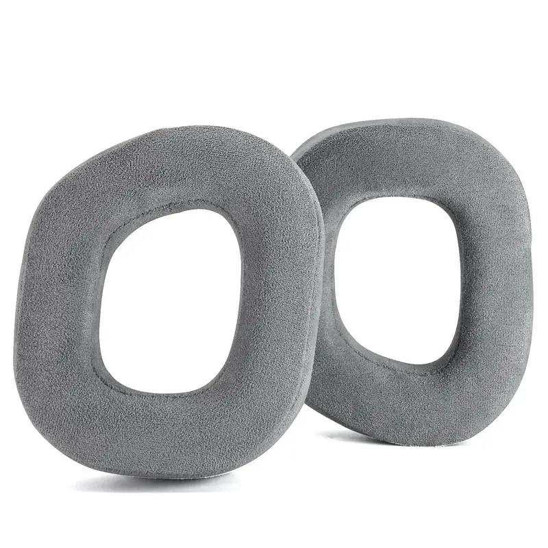 

2 Pcs Headphone Cushion Cup For Corsair Hs80 Rgb Leather Earphone Thickened Memory Foam Comfortable Grey Headset Ear Pad