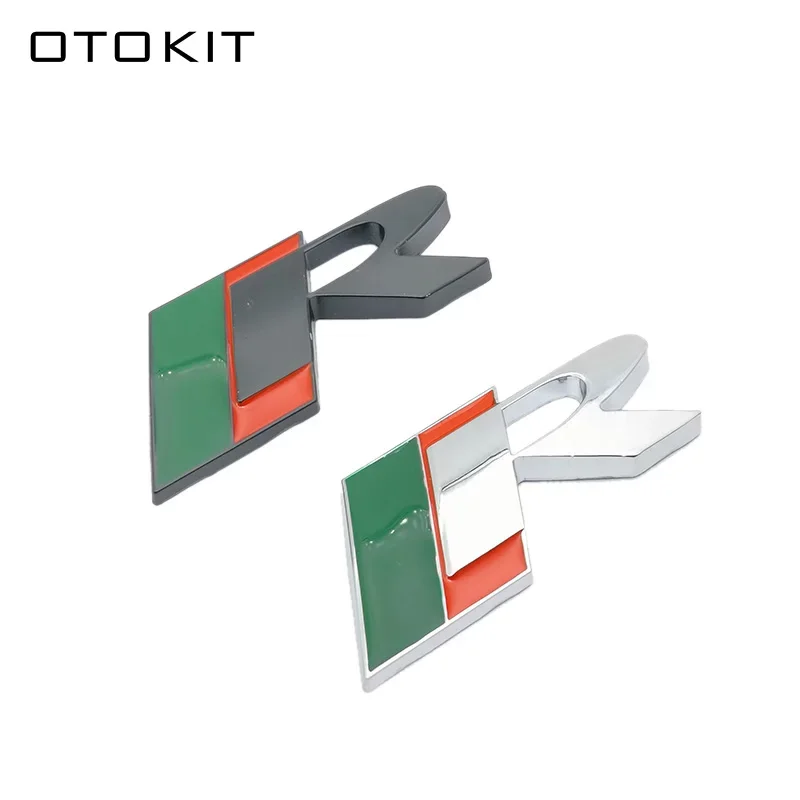 Фото Металлическая 3D-наклейка OTOKIT для автомобиля, эмблема, значок, декоративная наклейка для Jaguar R S, логотип X-TYPE, F-TYPE, S-TYPE, XE, XF, XJ, XK, XJR, XFR, автомобильные аксессуары №1