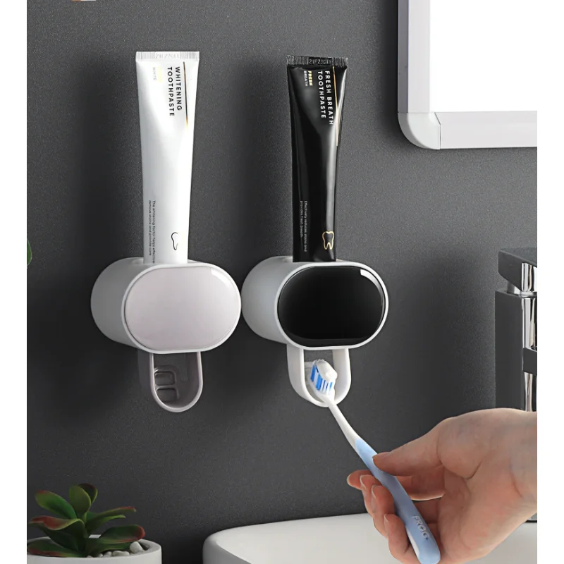 

Automatic Toothpaste Dispenser Bathroom Accessories Toothbrush Holder for Home Bathroom Dental Cream Dispenser Dropshipping
