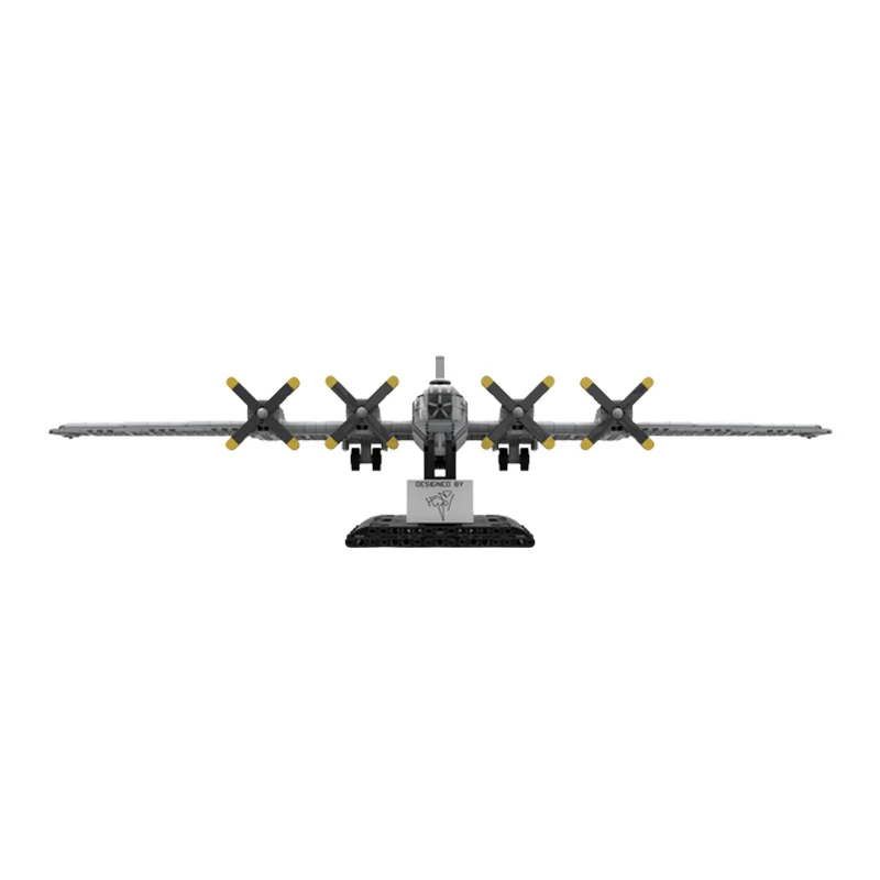 Военные руки серии 1:72 Масштаб B-29 Истребитель MOC Строительный блок Самолет DIY Коллекция моделей Эксперты Кирпичи Игрушки Подарки 1095 деталей (art.: 3920cee8099ef) - 3920cee8099ef